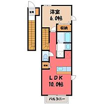 グランパズドリーム砺波 III  ｜ 栃木県小山市犬塚8丁目（賃貸アパート1LDK・2階・41.98㎡） その2