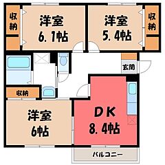 物件の間取り