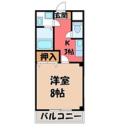 JR東北本線 宇都宮駅 徒歩36分 2階/-