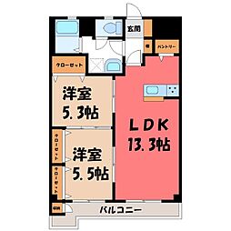 東武宇都宮線 東武宇都宮駅 4km