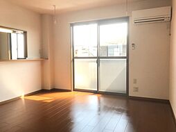 東武日光線 合戦場駅 徒歩2分の賃貸アパート 2階1LDKのリビング/ダイニング