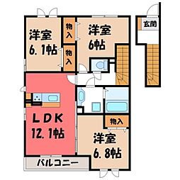 間取図画像 3LDK