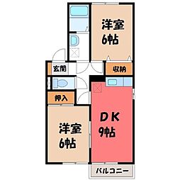 JR東北新幹線 小山駅 バス22分 城南小前下車 徒歩2分