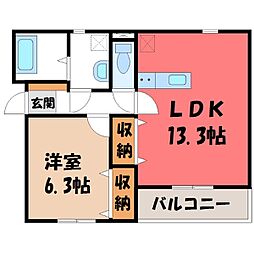 JR東北本線 宇都宮駅 バス11分 三の久保下車 4.4km