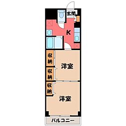 JR東北本線 宇都宮駅 徒歩9分 6階/-