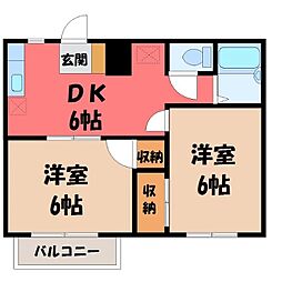 JR東北本線 氏家駅 徒歩12分 2階/-