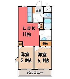 東武宇都宮線 国谷駅 徒歩10分 3階/-