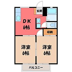 JR東北本線 宇都宮駅 バス25分 ミツトヨ営業センター前下車 徒歩7分 1階/-