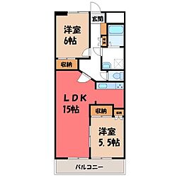 JR日光線 鶴田駅 徒歩14分 4階/-