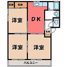 JR東北本線 石橋駅 徒歩8分 1階/-