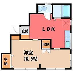 東武宇都宮線 東武宇都宮駅 徒歩7分の賃貸アパート