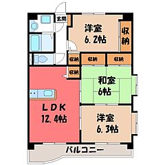 物件の間取り