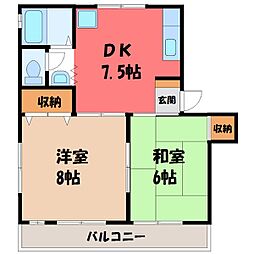 イーストハイツ 2階/-