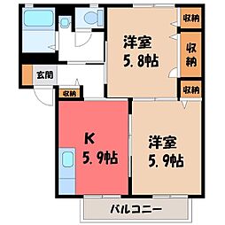 JR日光線 鶴田駅 徒歩8分