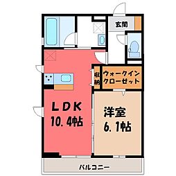 宇都宮芳賀ライトレール線 陽東3丁目駅 徒歩4分 2階/-