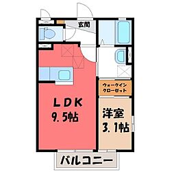 宇都宮芳賀ライトレール線 ゆいの杜中央駅 徒歩11分 2階/-