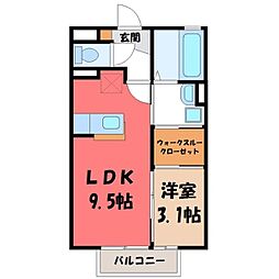 宇都宮芳賀ライトレール線 宇都宮大学陽東キャンパス駅 徒歩23分 2階/-