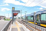 ゆいの杜西駅（栃木）（上り） 722m