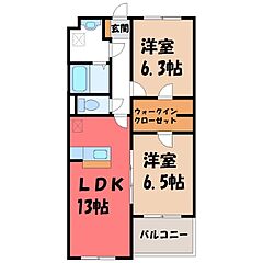 物件の間取り
