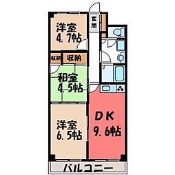 東武宇都宮線 東武宇都宮駅 バス20分 桜通十文字下車 徒歩2分 1階/-