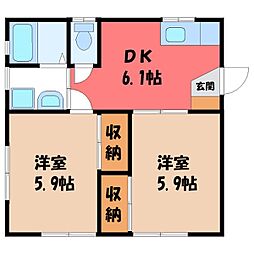 ハイツサングリーン 2階/-
