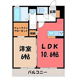 宇都宮芳賀ライトレール線 駅東公園前駅 徒歩6分 1階/-