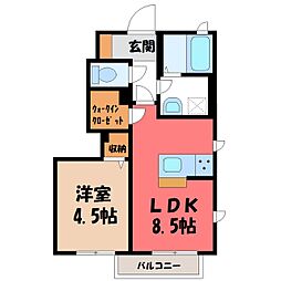 JR両毛線 栃木駅 徒歩17分 1階/-