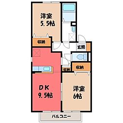 JR東北新幹線 小山駅 バス14分 市営塚崎住宅下車 徒歩11分 2階/-