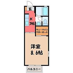 JR東北新幹線 宇都宮駅 バス25分 インターパーク宇都宮南下車 徒歩14分 1階/-