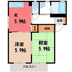 宇都宮芳賀ライトレール線 ゆいの杜西駅 徒歩6分 2階/-