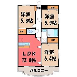 JR東北本線 石橋駅 バス40分 上蒲生下車 徒歩4分