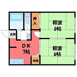 JR両毛線 栃木駅 徒歩13分 2階/-