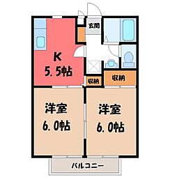 JR東北本線 宝積寺駅 徒歩20分