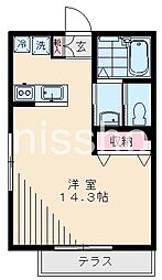 GRANDCENTRAL ワンルームの間取図画像