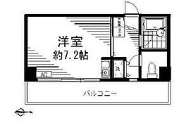 ジャネットビル ワンルームの間取図画像