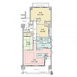 ディークラディア城東アフタヌーンスクエア 3LDKの間取図画像