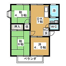 間取図画像 3DK