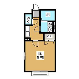 間取図画像 1K
