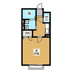 エクセル9 1Kの間取図画像