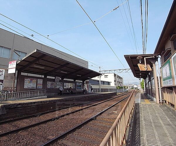 画像26:嵐電嵯峨駅まで120m