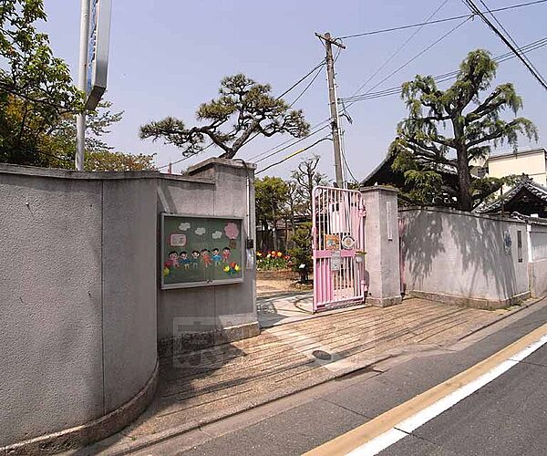 画像22:乾隆幼稚園まで148m 西陣の京都らしい環境に立地した幼稚園です。