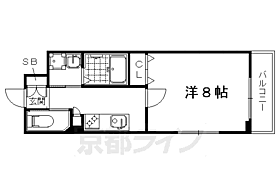 京都府京都市右京区花園春日町（賃貸マンション1K・4階・27.79㎡） その2