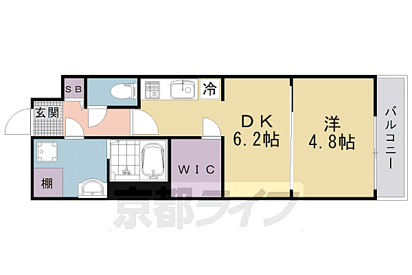 ファステート京都壬生フィエロ 503｜京都府京都市中京区壬生天池町(賃貸マンション1DK・5階・28.98㎡)の写真 その2