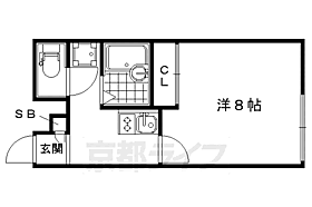 レオパレス鳴滝 102 ｜ 京都府京都市右京区鳴滝中道町（賃貸アパート1K・1階・23.18㎡） その2