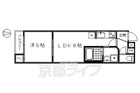 京都府京都市南区八条町（賃貸マンション1LDK・4階・29.74㎡） その2