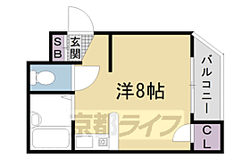 ラメールIII 402 ｜ 京都府京都市中京区西ノ京中御門東町（賃貸マンション1R・4階・24.00㎡） その2