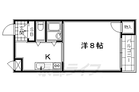 京都府京都市下京区本塩竈町（賃貸マンション1DK・3階・25.40㎡） その2