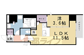 京都府京都市下京区材木町（賃貸マンション1LDK・5階・41.91㎡） その2