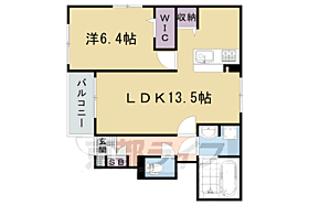 ＳＫＹ 101 ｜ 京都府京都市右京区西院日照町（賃貸アパート1LDK・1階・47.41㎡） その2