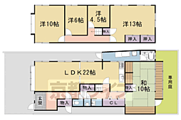 鳴滝中道町貸家